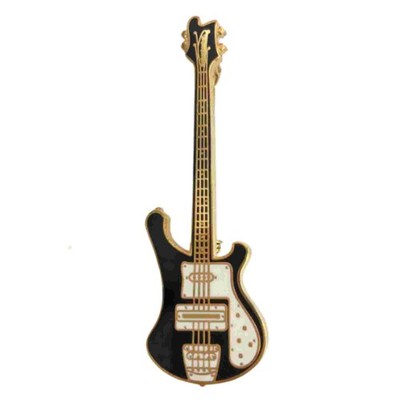 Rickenbacker Bass Pin -  Black with White Pickguard
