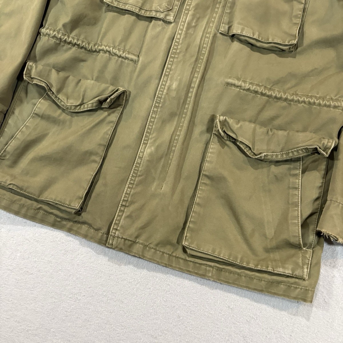 Gap Military Field Jacket M-65 Men's XL OG Green 2000s | eBay