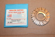 NIAGARA MS-3031 SLITTING SAW STAGGERRED TOOTH CUTTER 3 X 3/16 X 1 - USA - NEW