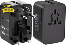 International Travel Plug Adapter,Universal AC Power Plug Converter