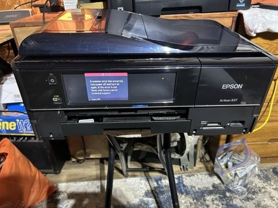 Epson Artisan 837 All-In-One Inkjet Printer Stuck In Scanner Error Mode.