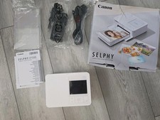 Canon SELPHY CP1500 Compact Photo Printer Wi-Fi White – Boxed - Excellent 