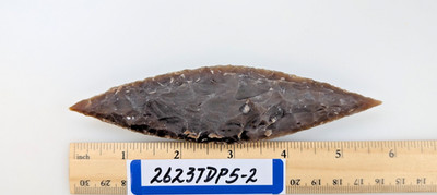 5.5'' Double Point Spearhead - Ax - Knife - Pow-Wow - Hand Knapped Agate