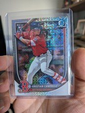 2025 Bowman Chrome - Kristian Campbell #58 Mega Box Mojo Refractor (RC)