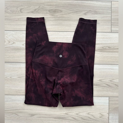 Lululemon Align 25  Leggings *Diamond Dye Cassis/Black