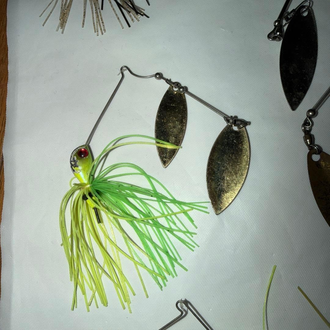 Spinnerbait Buzzbait Chatter Set 22 Pieces Multicolor - Image 6