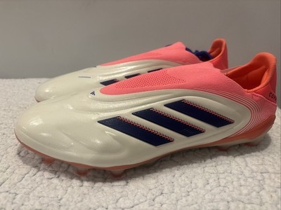 Adidas Copa Pure 3 Elite Laceless FG Coral White Soccer JS0650 Men's Size 11.5