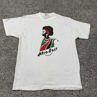 Vintage Afro Fest 80s / 90s T Shirt Size XL