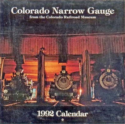 A lot of 4 Colorado Narrow Gauge Railroad Calendars