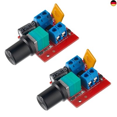 Mini DC Motor Drehzahlregler PWM Kleiner LED Dimmer 5A 90W 3v 6v 12v 24v 35v Dre
