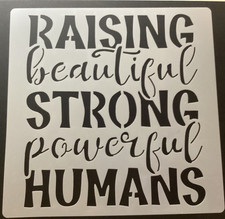 Religious Faith Christian Reusable Stencil 8 x 8