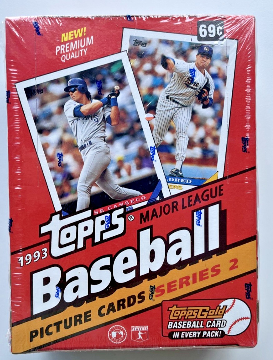 1993 Topps Series 2 Baseball Factory Sealed 36 Pack Box