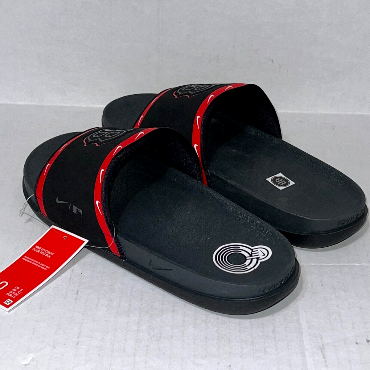 Nike OffCourt MLB Slides Sandals Boston Red Sox Men’s Size 13 (DH6994-001) BUY Nike Offcourt Slide (MLB Boston Red Sox) Black / Sport  main image 3