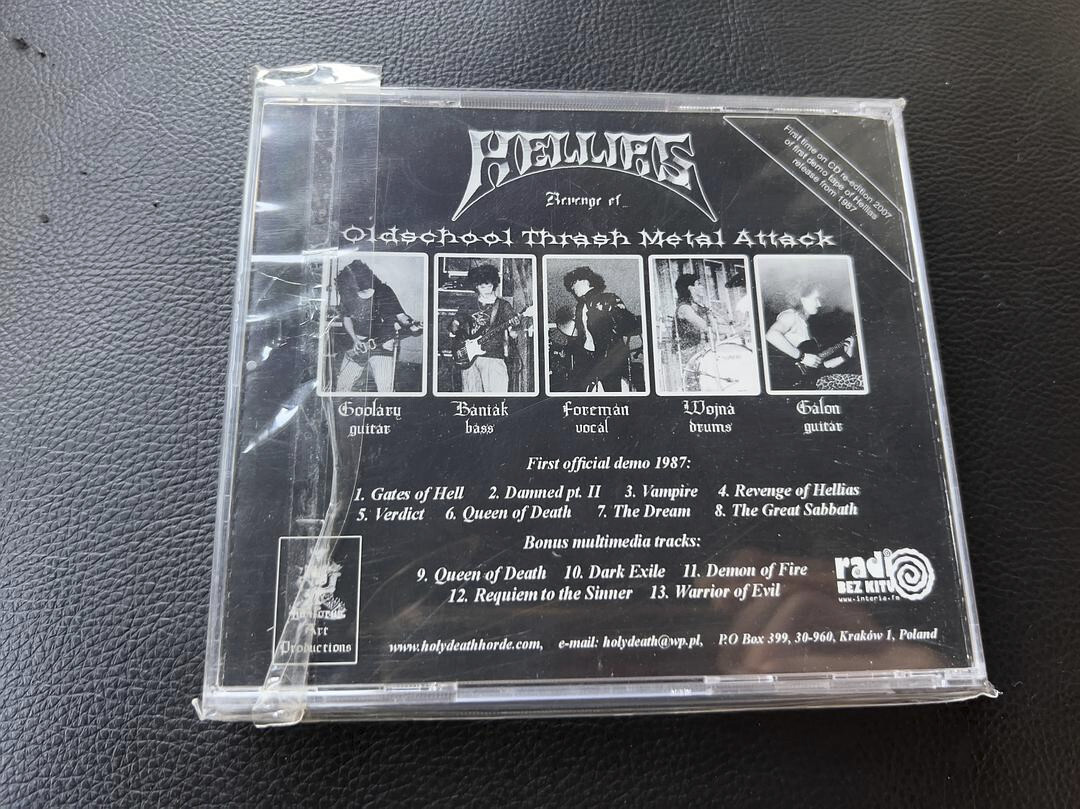 HELLIAS Revenge Of Hellias CD Luciforus Art Productions 2007