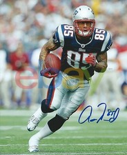 AARON HERNANDEZ New England Patriots signed 8x10 photo autographed VERY RARE rep