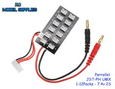 Eflite Blade JST-PH UMX scheda di ricarica parallela 1-12 2S 7,4v Lipo 130X mCPx BL. Regno Unito