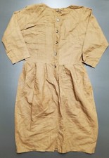 Vintage Hepburn Women's Size M Loose Fit V-Neck Brown Raglan Sleeve Dress