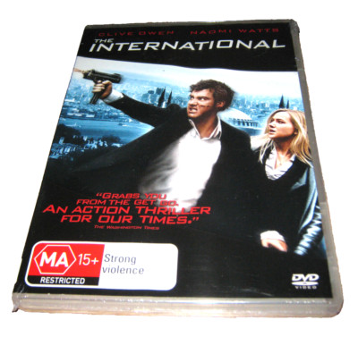 The International - Clive Owen - New Sealed DVD - Region 4