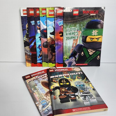 Lego Ninjago Book Bundle x9 Books Scholastic Australia