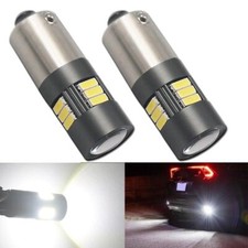 Bax9s H6w Led Bulbs White 6000k 12v-24v 15led Smd4014 Canbus Error Free