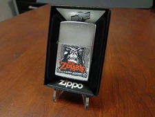 ROB ZOMBIE STREET CHROME ZIPPO LIGHTER 2009 MINT MINT IN BOX