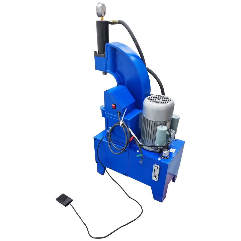 Vertical Electric Hydraulic rivet machine Pedal Operated Auto Feed ...