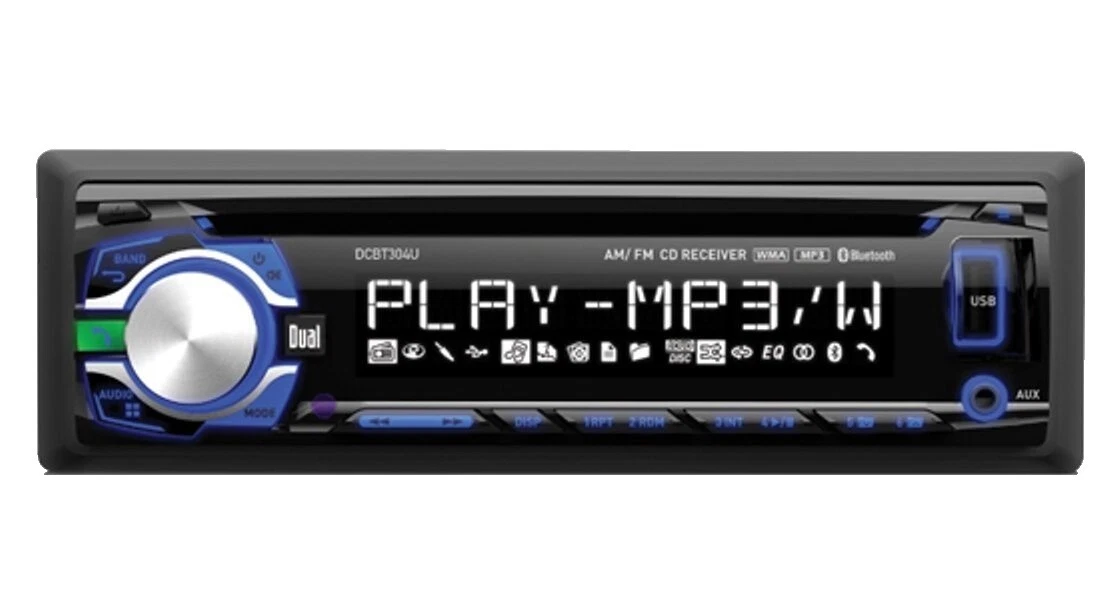 Dual Electronics Car Audio In-Dash unidades con entrada auxiliar