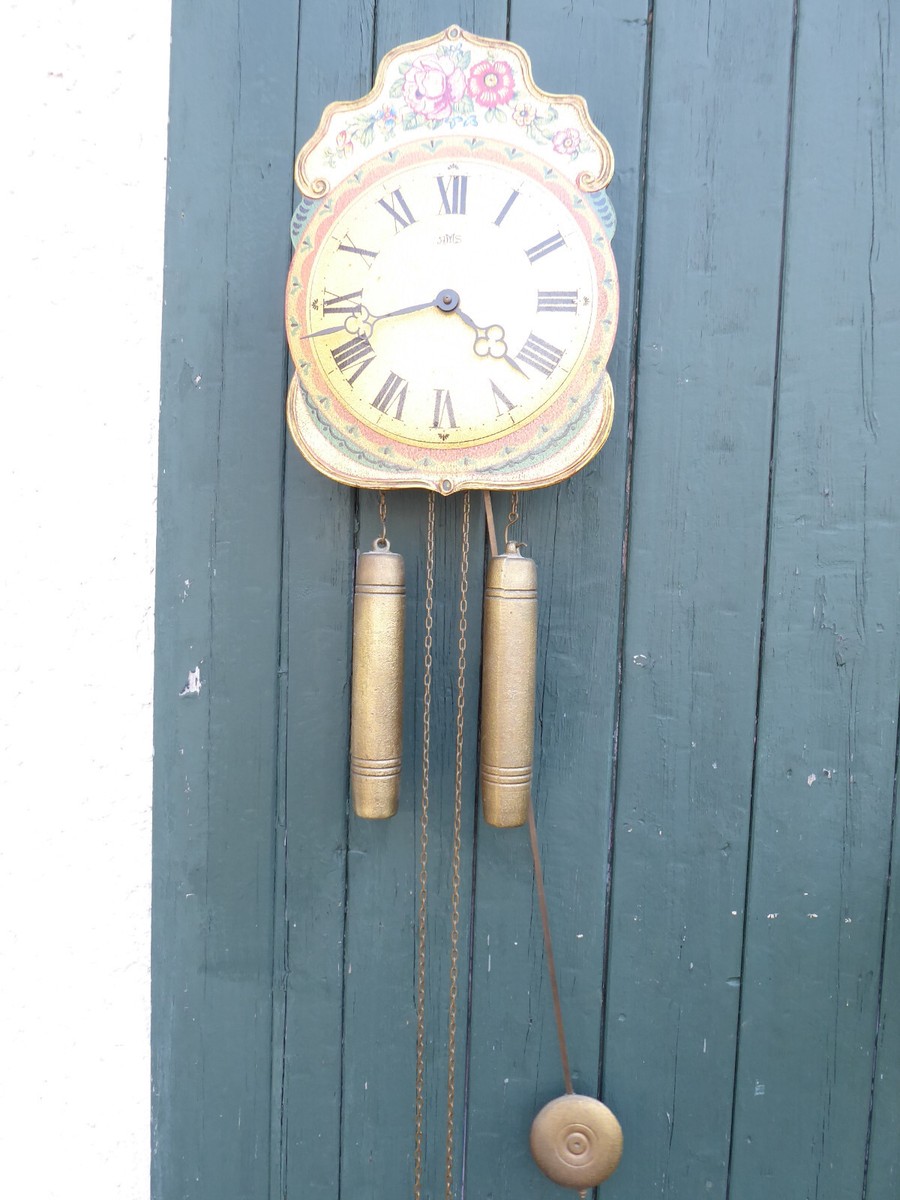 Ams Uhrwerk Alte Schilderuhren Alte Standuhr Pendeluhr Gewichte