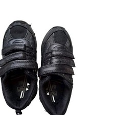 Tesco F&F Black School Shoes, Black Size 9, Scuff Marks, Washed, Good As Spares