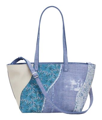 Desigual Bijou Cahuil Shopping Bag Shopper Tasche Tutti Fruti beige blau