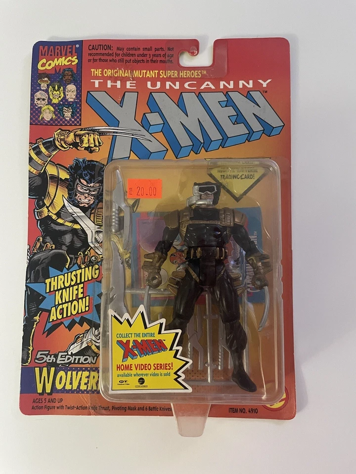 MARVEL TOYBIZ X-MEN WOLVERINE 5ª EDICIÓN CON CUCHILLO FIGURA DE ACCIÓN 1993 NUEVA. Foto 2 de 4
