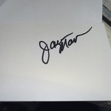 James Mason  Signed 3x5 index Card