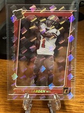 2021 Clearly Donruss Jaelon Darden CASE HIT Holo Rated Rookie Logo RC. Browns
