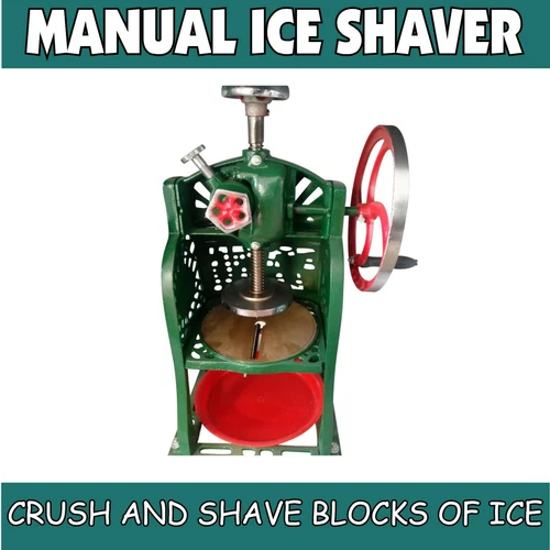 MANUAL NO POWER BLUE ICE SHAVER SNO CONES SNOW KONES - BLOCK ICE SHAVED - Picture 7 of 14