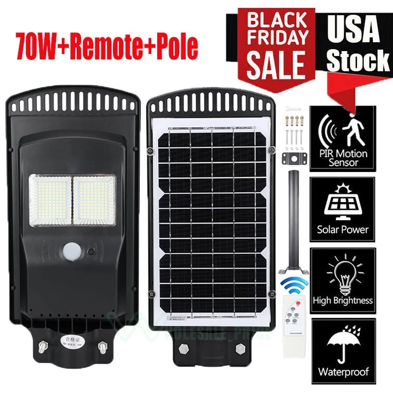 70Watts Lamparas Led Solar De Exterior Luces Solare Para Street