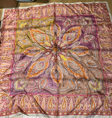 Stunning 100% Silk Echo Scarf - Brand New With Tags!  Wow Colors!!!