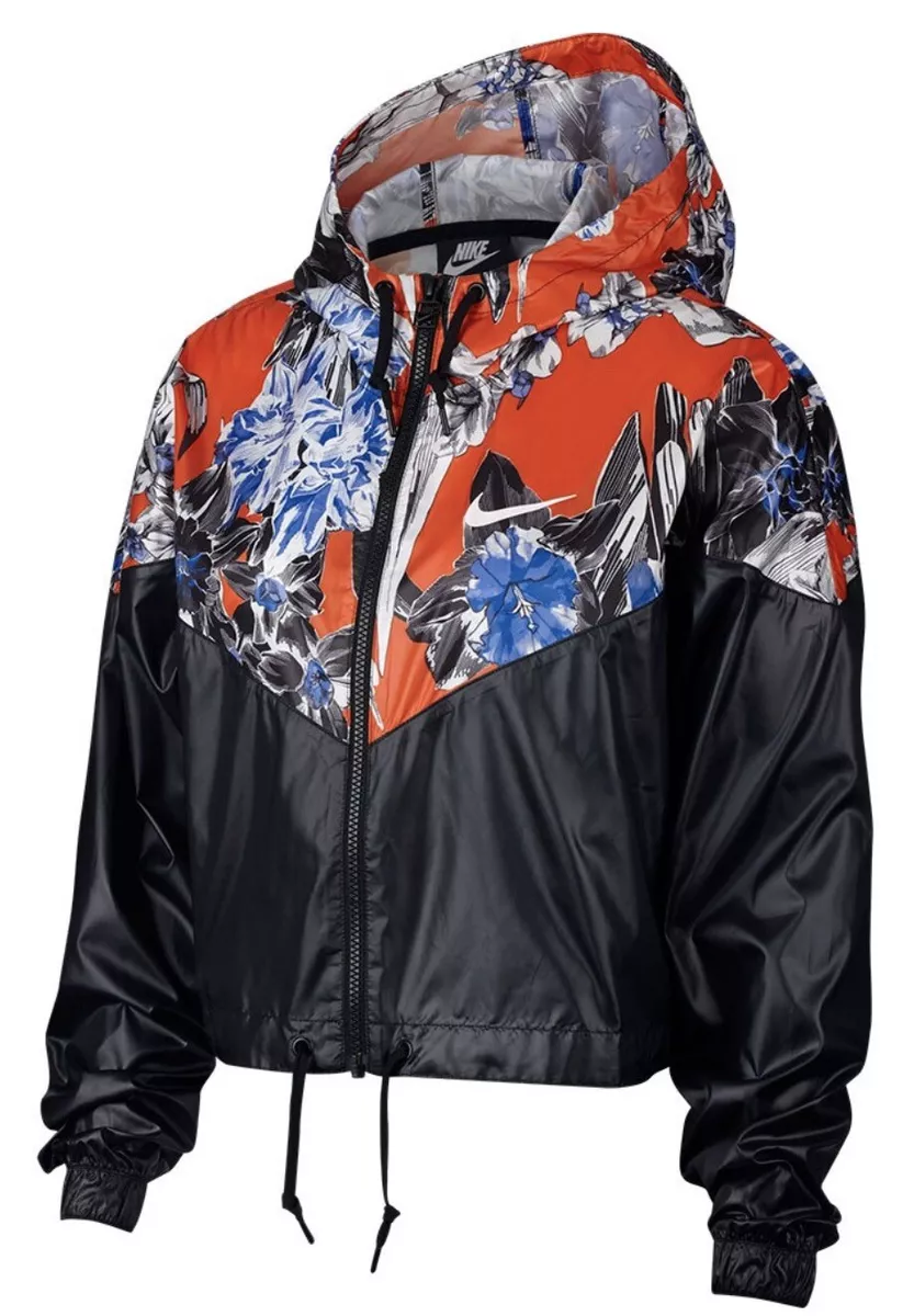 Nike red deals floral jacket