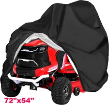 Riding Lawn Tractor Mower Cover Waterproof UV Protector Heavy Duty Fits 72"x54''