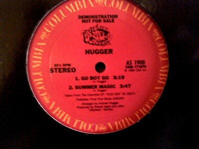 Hugger 12'' single: Go Boy Go / Gone Boy Gone / Summer Magic 