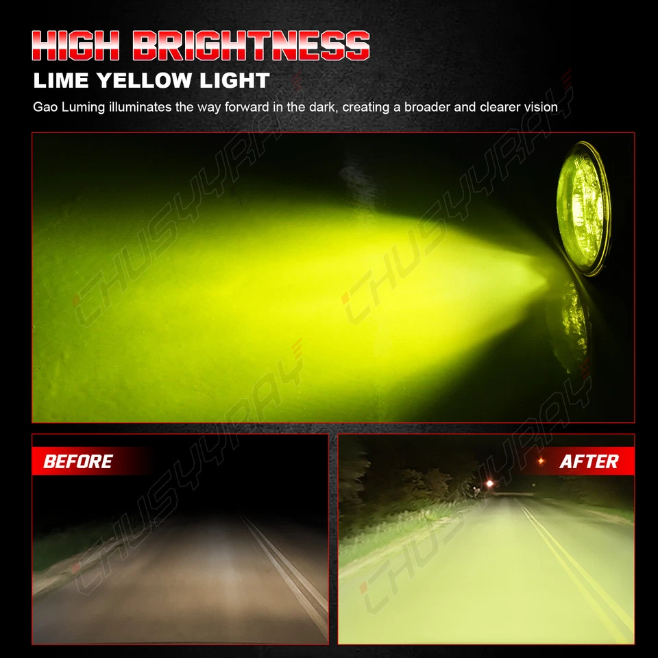 FOR Land Rover Range Rover Sport 2009-2013 LED Frout Bumper Fog Light Lamps - Image 3 of 4