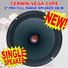 CERWIN-VEGA CVP8 8” PRO MIDRANGE CAR AUDIO SPEAKER (SOLD INDIVIDUALLY) 350W NEW!