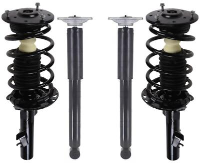 Front Complete Struts W/ Spring & Rear Complete Shocks For Volvo XC70 2008-2016