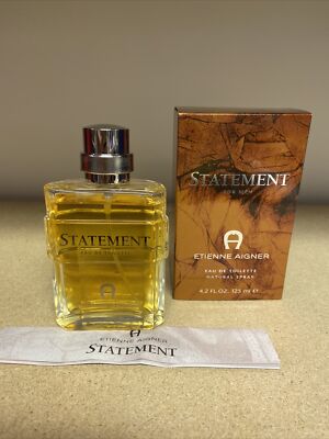 Statement by Etienne Aigner for Men 4.2 oz Eau De Toilette Spray Brand New
