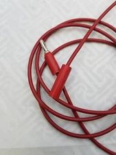 RED TEST LEAD EXTENSION 60", BANANA PLUG TO BANANA JACK EM4702
