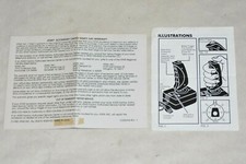 Vintage Atari Joystick 1160 Operating Instructions Warranty Card