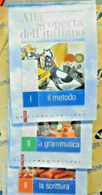 AUF DIE ENTDECKUNG DES ITALIENISCHEN (IN 3 BÄNDEN) - A.BALDACCINI und M.C.ZANTI - PALUMBO