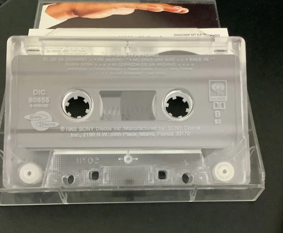Sergio Vargas - Sergio Vargas (Cassette, 1992) LNew - Image 4 of 4