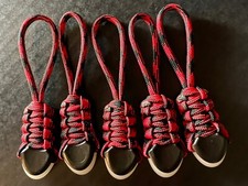(5) Paracord Zipper Pulls - Back Packs, Hikin...