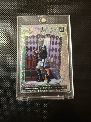 2021 Panini Donruss Derek Carr Downtown Optic Panini Raiders! Case Hit!