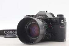  MINT  Canon AE-1 Black 35mm Film Camera New FD NFD 50mm F1.4 Lens From JAPAN